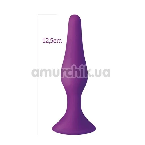 Анальная пробка Mai Attraction Pleasure Toys №34, фиолетовая