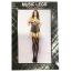 Комбінезон Music Legs Shredded Peek A Boo Suspender Bodystocking, чорний - Фото №3