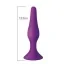 Анальная пробка Mai Attraction Pleasure Toys №34, фиолетовая - Фото №2