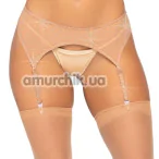 Пояс для чулок Leg Avenue Rhinestone Garterbelt 9140, телесный - Фото №1