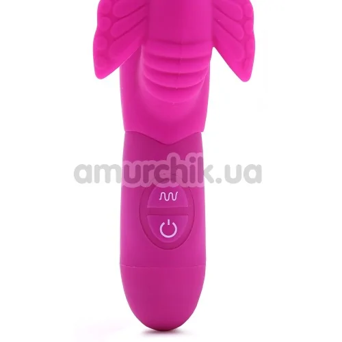 Вибратор Posh 10-Function Silicone Fluttering Butterfly, розовый