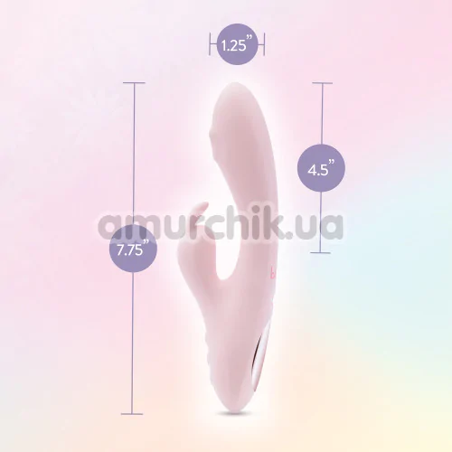 Вібратор Play With Me Fairy Flutter, рожевий