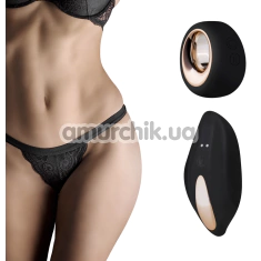 Вибротрусики Pantyrebel Remote Control Vibrating Tanga, черные - Фото №1