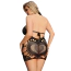 Платье Star Night Mesh Hollow-out Backless Mini Dress, черное - Фото №6