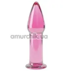 Анальная пробка Love Toy Glass Romance Dildo GS12, розовая - Фото №1