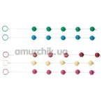 Анальні кульки Clear Anal Beads в асортименті - Фото №1