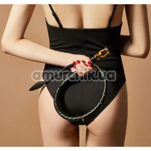 Плеть Upko Leather Thorn Whip, черная