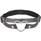 Гартер Star Night Strap Heart O Ring, черный - Фото №1