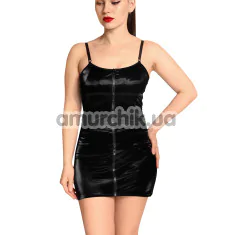 Платье виниловое Art of Sex Demeter Velvet, черное - Фото №1