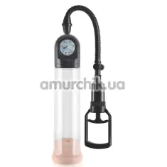 Вакуумная помпа для члена Maximizer WorxVX2 Accu Meter Pussy Pump, черная - Фото №1