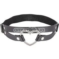 Гартер Star Night Strap Heart O Ring, чорний - Фото №1