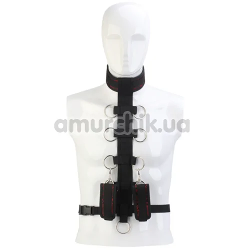 Фіксатори Blaze Deluxe Collar Body Restraint, чорні - Фото №1