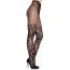 Колготки Leg Avenue Dahlia Lace Tights With Net Thigh Detail, черные - Фото №2