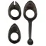 Набор из 3 эрекционных колец Expandable Cock Rings, черный - Фото №2