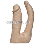 Двойной фаллоимитатор  Natural Double Penetrator with vac-u-lock system - Фото №1