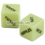 Секс-игра кубики Glow in the Dark Love Dice английская версия, светящиеся в темноте - Фото №1