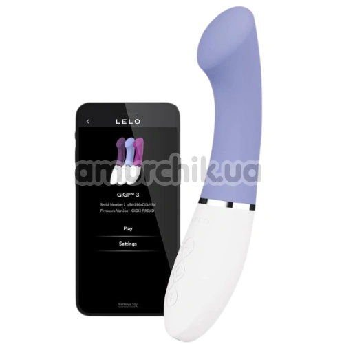 Вибратор Lelo Gigi 3 Powder Blue (Лело Джиджи 3 Паудер Блю), синий - Фото №1