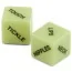 Секс-игра кубики Glow in the Dark Love Dice английская версия, светящиеся в темноте - Фото №1