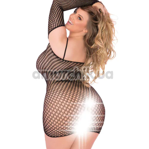 Сукня-сітка Bad Intentions Fishnet Dress, чорна