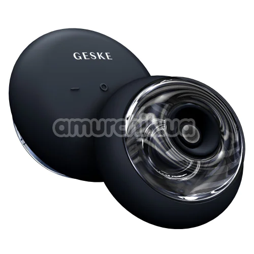 Ультразвуковий масажер для обличчя та тіла Geske Sonic Cool & Warm Face and Body Massager 9 in 1, чорний