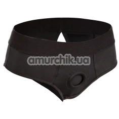Трусики для страпона Boundless Backless Brief, чорні - Фото №1