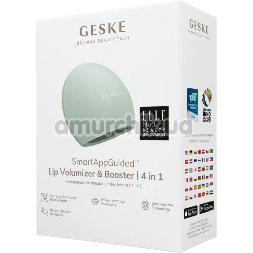 Устройство для увеличения объема губ Geske Lip Volumizer & Booster Big 4 in 1, зеленое