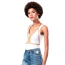 Портупея Bijoux Indiscrets Maze Halter Bra Harness, тілесна - Фото №4