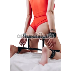 Фиксаторы для рук и ног Candy Hero THOLD2.1 Leather, черные - Фото №1