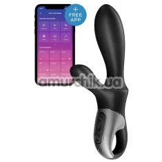 Вібратор з підігрівом Satisfyer Heat Climax +, чорний - Фото №1