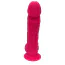 Фалоімітатор Real Love Premium Silicone Dildo 7 з мошонкою, рожевий - Фото №2