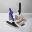 Вібратор з вакуумним стимулятором для страпона Strap-On-Me Multi Orgasm Dildo S, фіолетовий - Фото №10