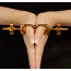 Фіксатор для рук Upko Finger Bound Play Collection Metal Thumb Cuffs, золотий - Фото №10