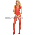 Комбінезон Obsessive Bodystocking N112, червоний - Фото №1