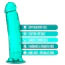 Фаллоимитатор B Yours Plus Thrill N Drill 9, бирюзовый - Фото №9