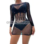 Сукня Star Night Crotchet Mesh Mini Dress, чорна - Фото №1