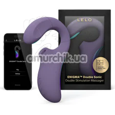 Звуковой стимулятор с вибрацией Lelo Enigma Double Sonic (Лело Энигма Дабл Соник), фиолетовый - Фото №1