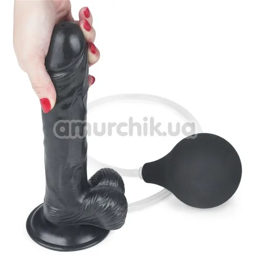 Фаллоимитатор с эякуляцией Squirt Extreme 9, черный