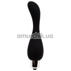 Анальный вибратор Black Mont 4.5, черный - Фото №1