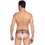 Трусы-стринги мужские Star Night Zipper String Mens Strap Thong, черные - Фото №8