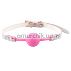 Кляп Cosmo Bondage Ball Gag, радужный - Фото №1