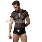 Комплект чоловічий JSY Sexy Lingerie 2327, чорний: футболка + труси - Фото №1