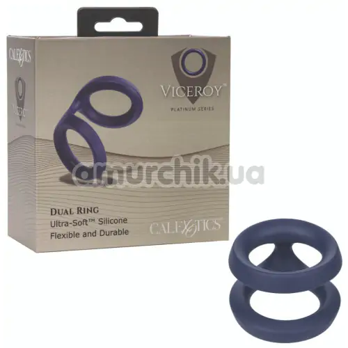 Ерекційне кільце для члена Viceroy Dual Ring, синє
