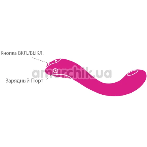 Вибратор-пульсатор для точки G Lovense Osci, розовый