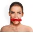 Кляп Art of Sex Gag Stick Silicone, червоний - Фото №3