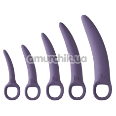 Вагинальные расширители So Divine 5-Piece Dilator Set, фиолетовые - Фото №1