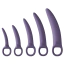 Вагинальные расширители So Divine 5-Piece Dilator Set, фиолетовые - Фото №1