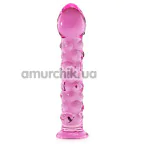Фаллоимитатор LoveToy Glass Romance 7, розовый - Фото №1