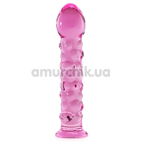 Фаллоимитатор LoveToy Glass Romance 7, розовый - Фото №1