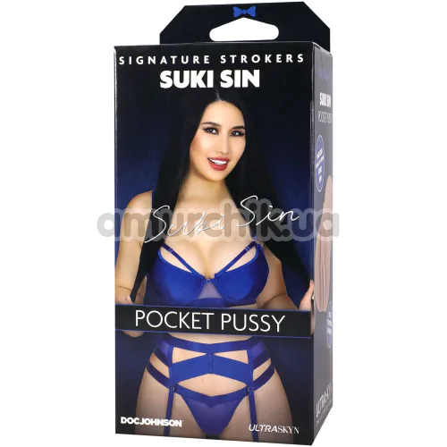 Искусственная вагина Signature Strokers Suki Sin Pocket Pussy, телесная