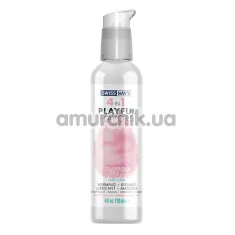 Лубрикант с согревающим эффектом Swiss Navy 4 in 1 Playful Flavors Cotton Candy - сахарная вата, 118 мл - Фото №1